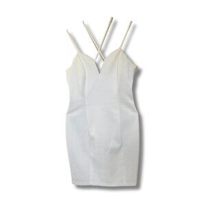 Guess White Sleeveless Sheath‎ Dress